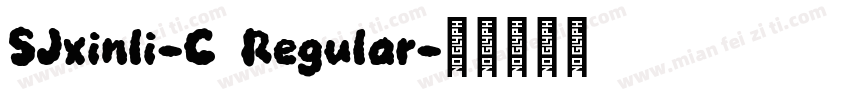 SJxinli-C Regular字体转换